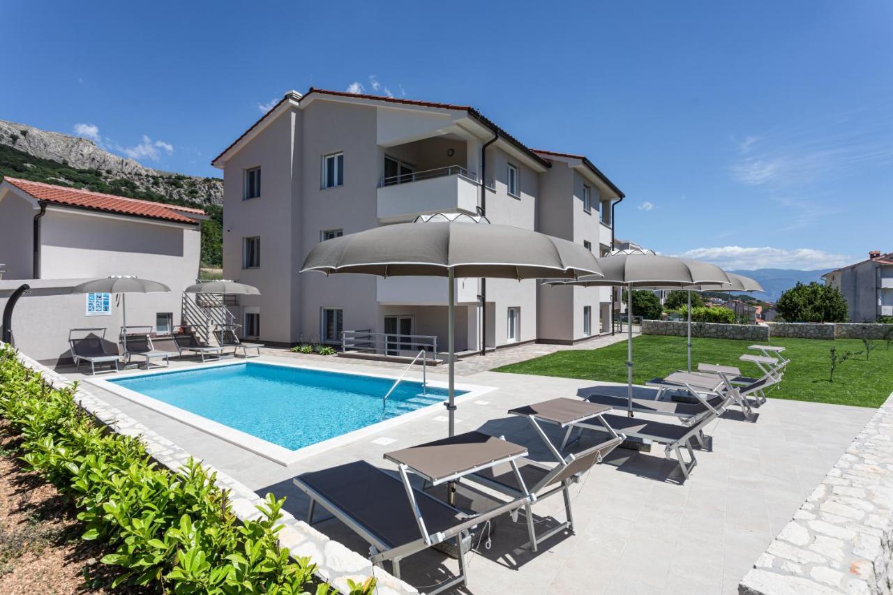 Apartments Mateo 2 Baška Exteriör bild